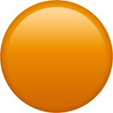 🟠 Oranger Kreis Emoji von Apple