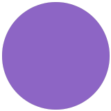 🟣 Disque Violet Emoji par Microsoft