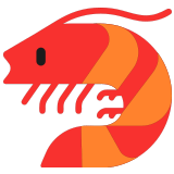 🦐 Shrimp, Emoji by Microsoft