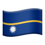 🇳🇷 Flagge: Nauru Emoji von Microsoft