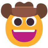 🤠 Gesicht Mit Cowboyhut Emoji von Microsoft