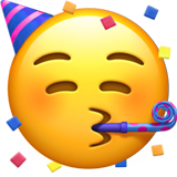 🥳 Partying Face, Emoji by Apple