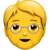 🧓 Personne Âgée Emoji par Apple