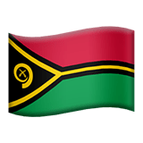 🇻🇺 Флаг: Вануату, смайлик от Apple