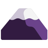 🗻 Mount Fuji, Emoji by Microsoft