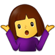🤷‍♀️ Femme Qui Hausse Les Épaules Emoji par Samsung