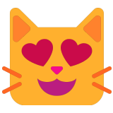 😻 Влюбленный Кот, смайлик от Microsoft