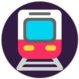🚇 U-Bahn Emoji von Microsoft
