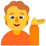 💁 Person Tipping Hand, Emoji by Microsoft