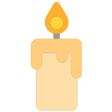 🕯️ Bougie Emoji par Microsoft