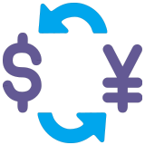 💱 Currency Exchange, Emoji by Microsoft