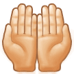 🤲🏻 Palms Up Together: Light Skin Tone, Emoji by Samsung