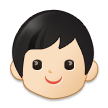 🧒🏻 Kind: Helle Hautfarbe Emoji von Samsung