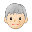 🧓🏻 Older Person: Light Skin Tone, Emoji by Samsung