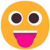 😛 Gesicht Mit Herausgestreckter Zunge Emoji von Microsoft