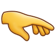 🫳 Palm Down Hand, Emoji by Samsung