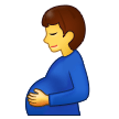 🫃 Schwangerer Mann Emoji von Samsung
