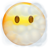 😶‍🌫️ Face in Clouds, Emoji by Apple