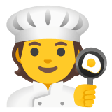 🧑‍🍳 Cuisinier (tous Genres) Emoji par Google