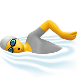 🏊 Schwimmer(in) Emoji von Apple