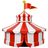 🎪 Circus Tent, Emoji by Apple