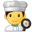 👨‍🍳 Cuisinier Emoji par Samsung