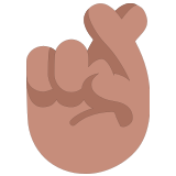 🤞🏽 Скрещенные Пальцы: Средний Тон Кожи, смайлик от Microsoft