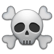☠️ Totenkopf Mit Gekreuzten Knochen Emoji von Samsung