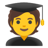 🧑‍🎓 Student(in) Emoji von Google