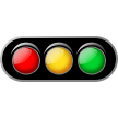 🚥 Horizontale Verkehrsampel Emoji von Samsung