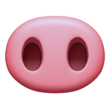 🐽 Schweinerüssel Emoji von Apple