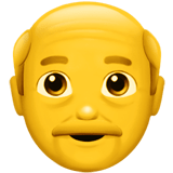 👴 Älterer Mann Emoji von Apple