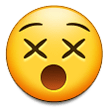 😵 Face with Crossed-Out Eyes, Emoji by Samsung