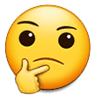 🤔 Thinking Face, Emoji by Samsung