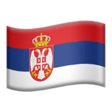 🇷🇸 Flagge: Serbien Emoji von Apple
