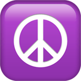 ☮️ Friedenszeichen Emoji von Apple
