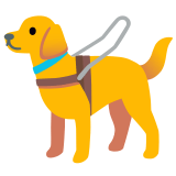 🦮 Blindenhund Emoji von Google