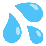 💦 Sweat Droplets, Emoji by Google