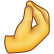 🤌 Zusammengedrückte Finger Emoji von Samsung