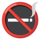 🚭 Курение Запрещено, смайлик от Google