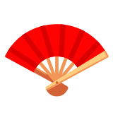 🪭 Folding Hand Fan, Emoji by Google