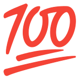 💯 100 Punkte Emoji von Google