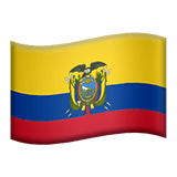 🇪🇨 Flag: Ecuador, Emoji by Apple