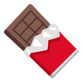 🍫 Schokoladentafel Emoji von Google
