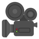 🎥 Filmkamera Emoji von Google