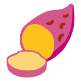 🍠 Geröstete Süßkartoffel Emoji von Google