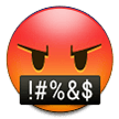 🤬 Visage Avec Des Symboles Dans La Bouche Emoji par Samsung