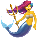 🧜‍♀️ Meerjungfrau Emoji von Apple