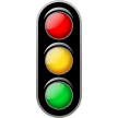🚦 Vertikale Verkehrsampel Emoji von Samsung