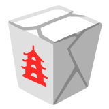 🥡 Takeaway-Schachtel Emoji von Google